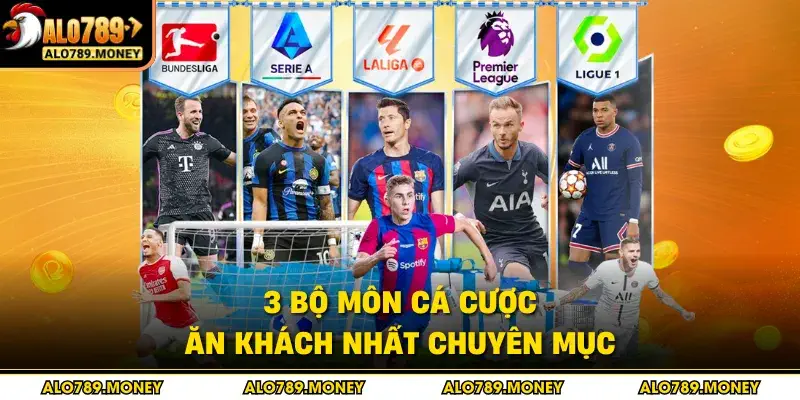 3 bộ môn cá cược ăn khách nhất chuyên mục