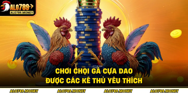 Chơi chọi gà cựa dao được các kê thủ yêu thích Chơi chọi gà cựa dao được các kê thủ yêu thích